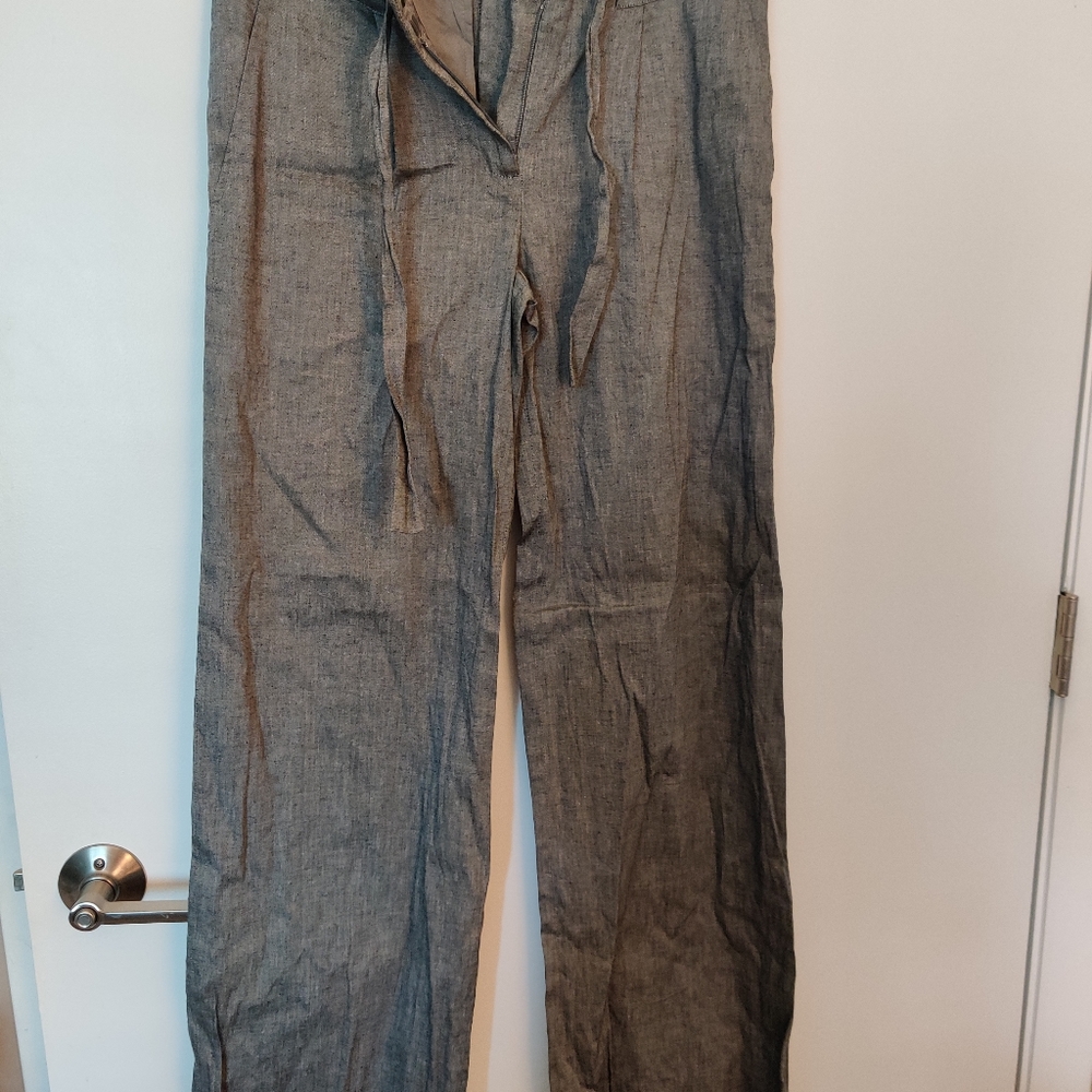 Vintage BCBG grey linen pants